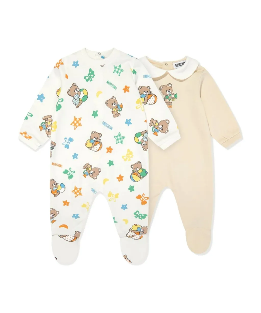 Teddy Bear Motif Pack Of Two Set