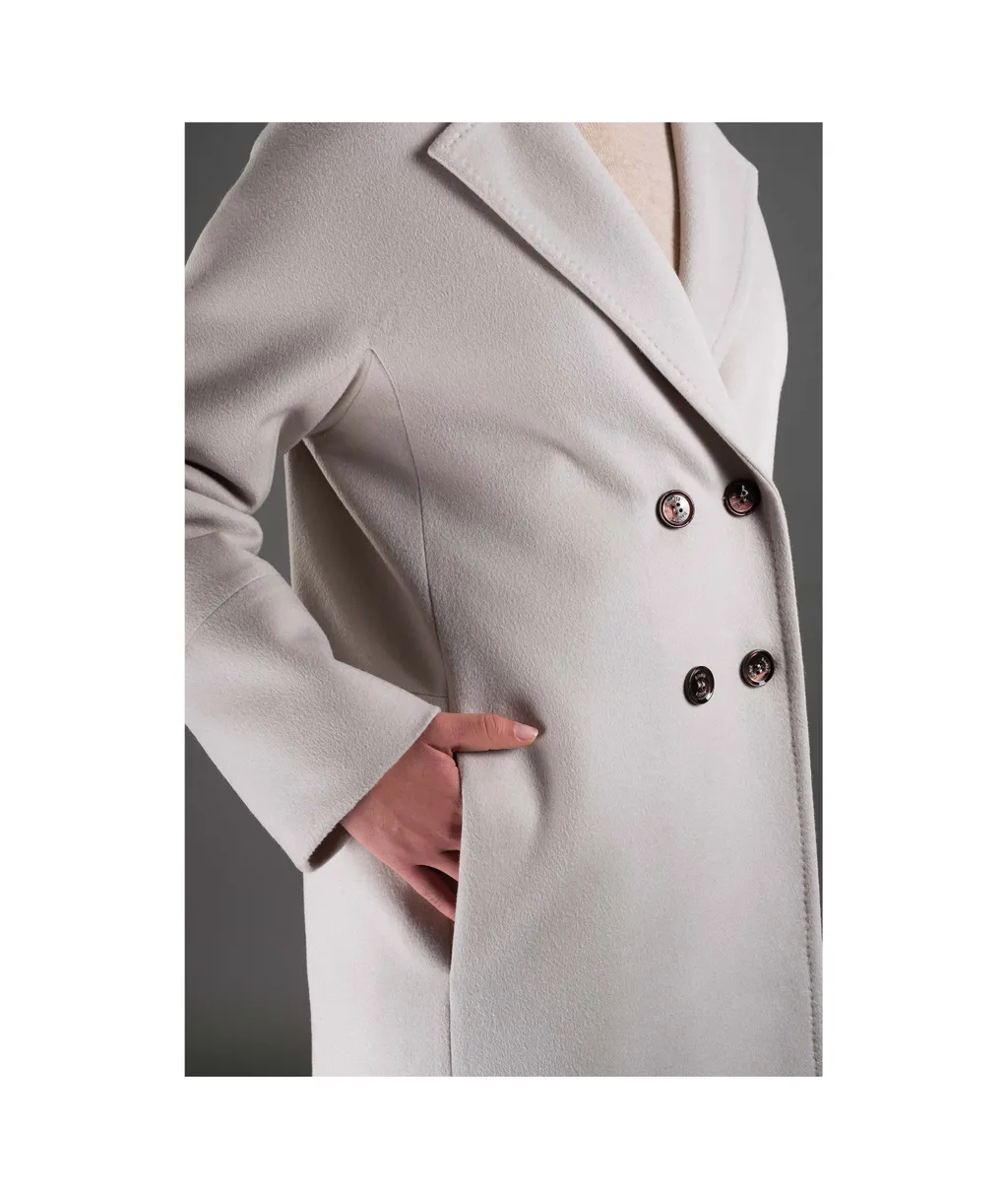 Double-Breasted Long Coat