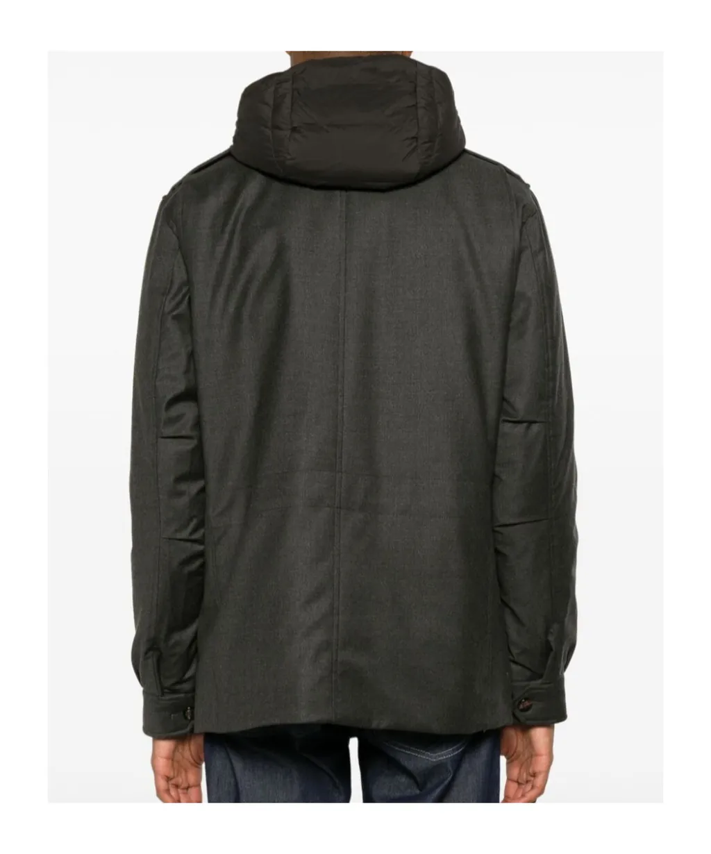Isac Ll Hooded Down Jacket