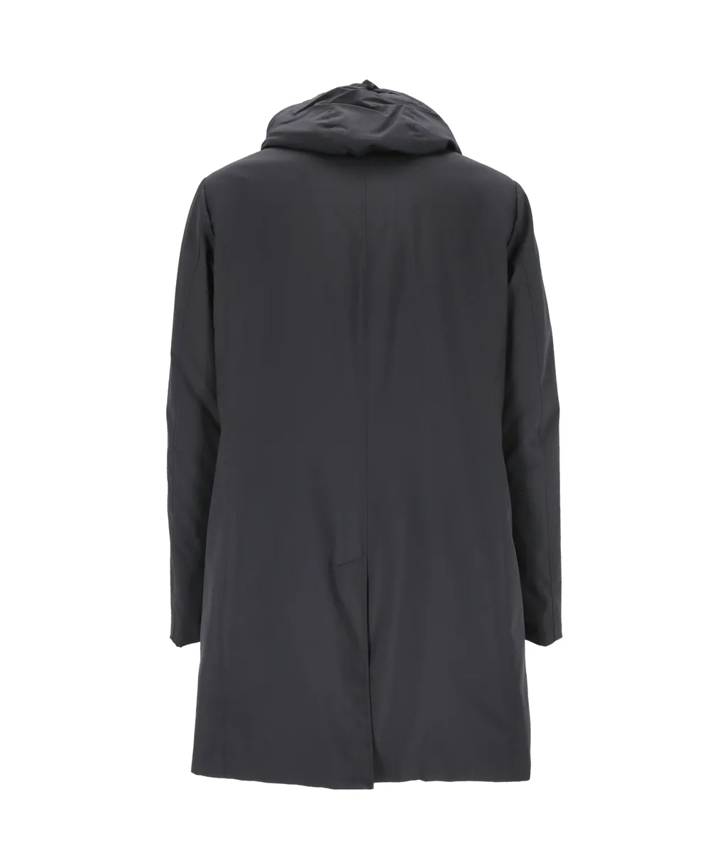 Button-Down Hooded Coat