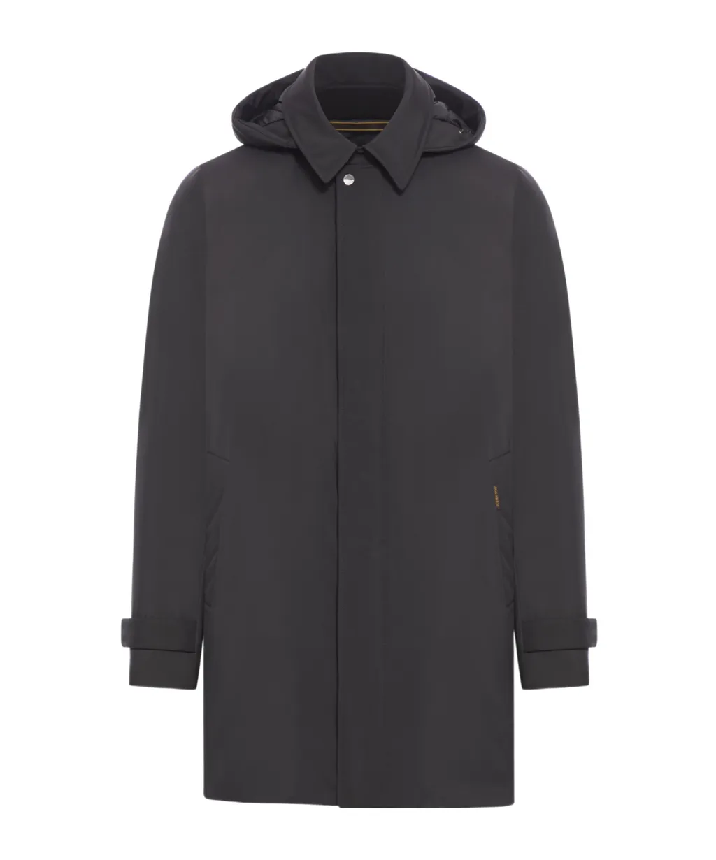 Long-Sleeved Hooded Coat