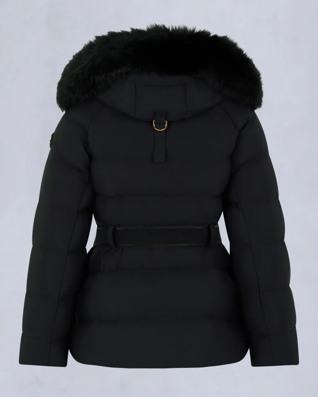 Belted Hooded Jacket