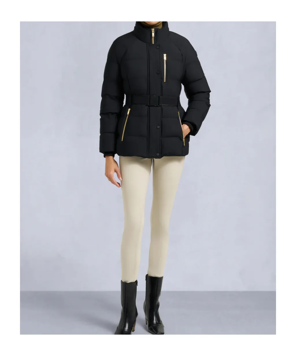 Belted Hooded Jacket