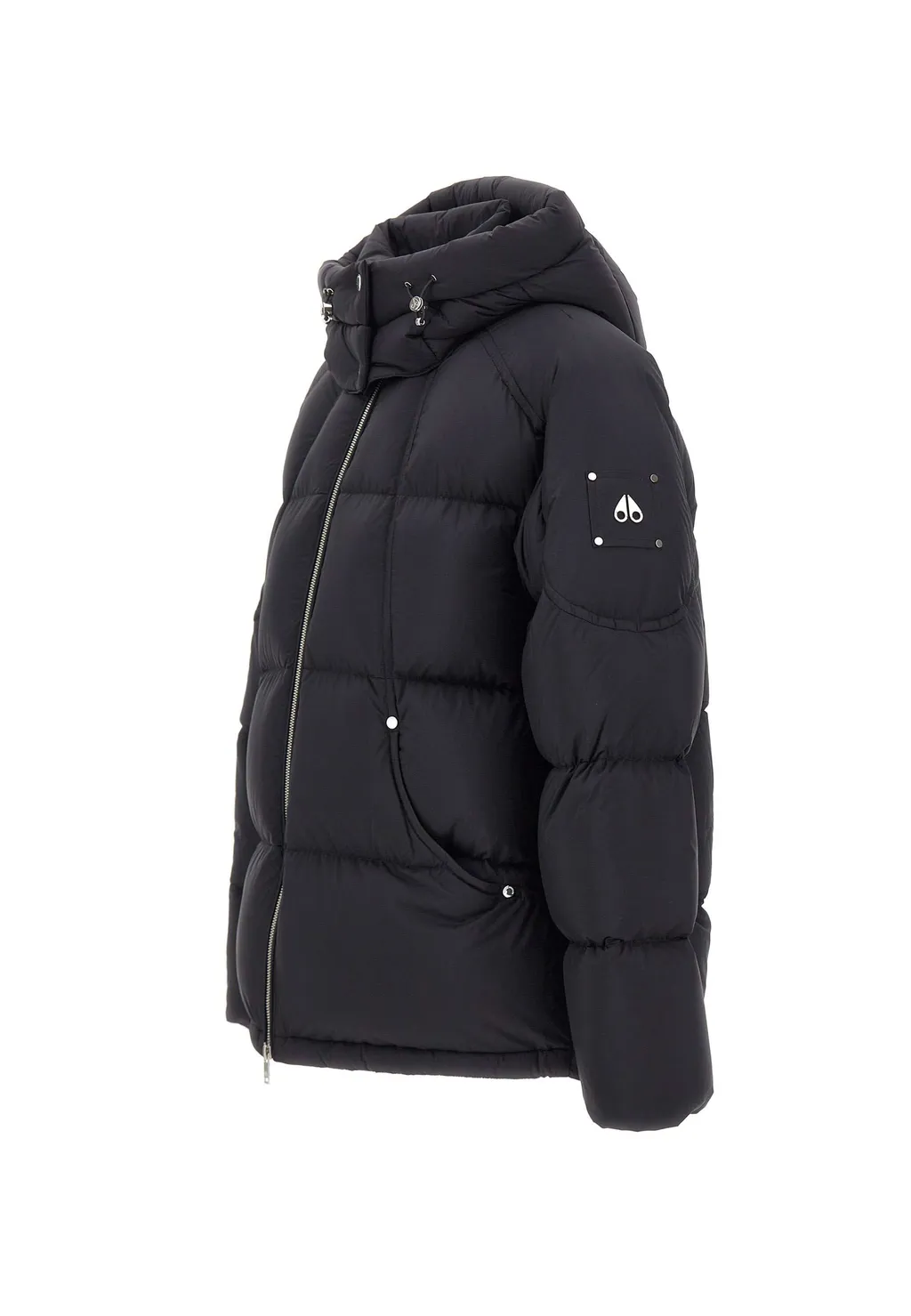 Removable-Hood Puffer Jacket
