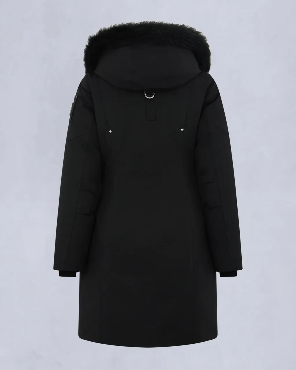Fur Pompom Hooded Coat