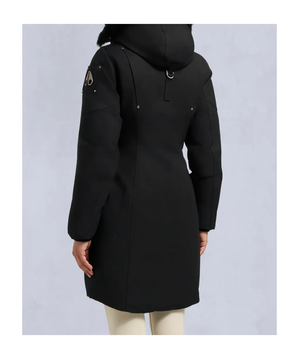 Fur Pompom Hooded Coat
