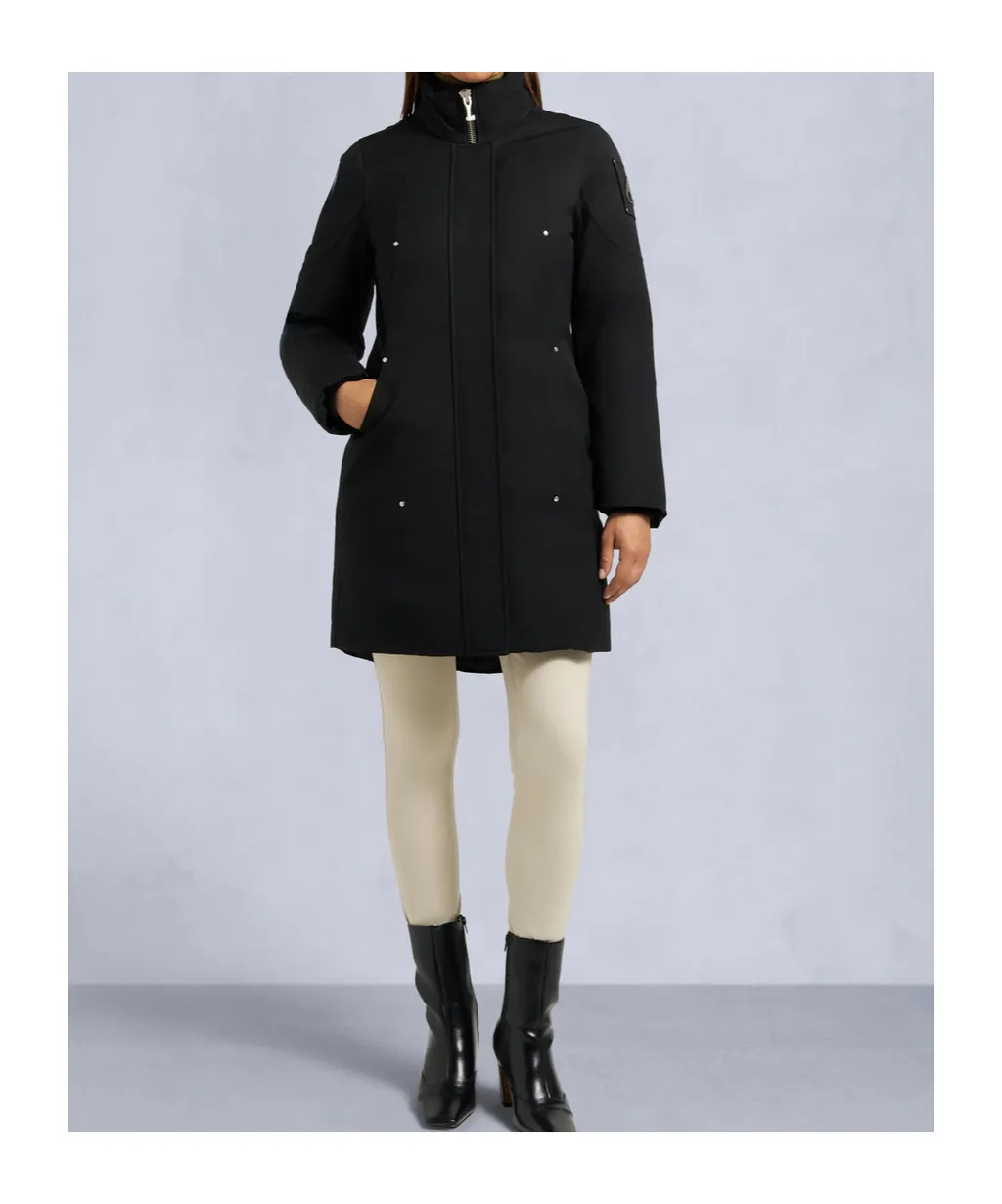 Fur Pompom Hooded Coat