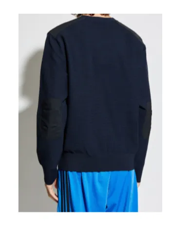Pocket-Detail Panelled Sweater