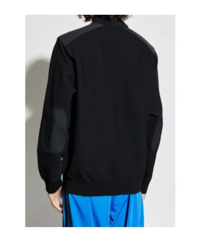 Half-Zip Panelled Sweater