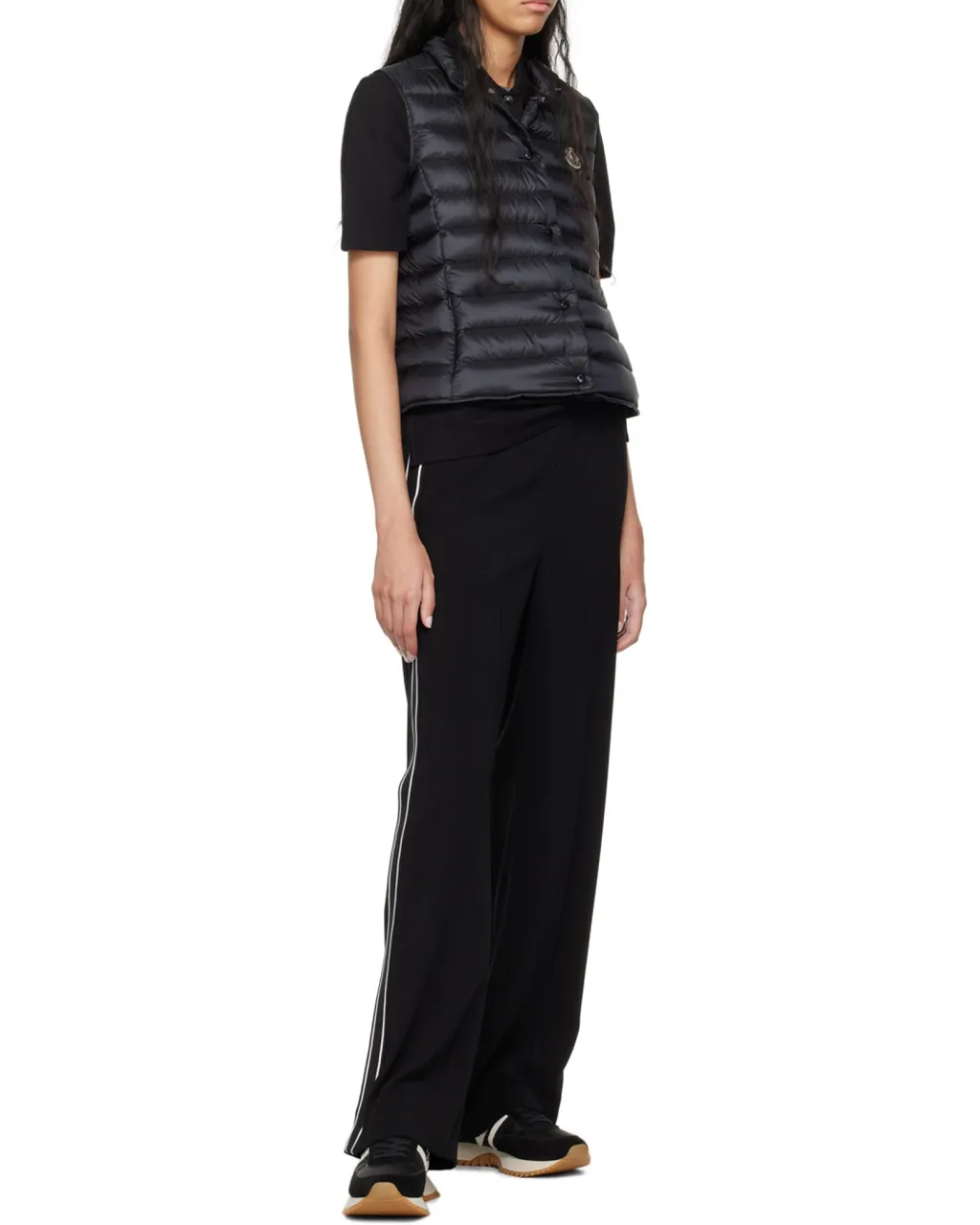 Liane Logo Patch Zip-Up Vest
