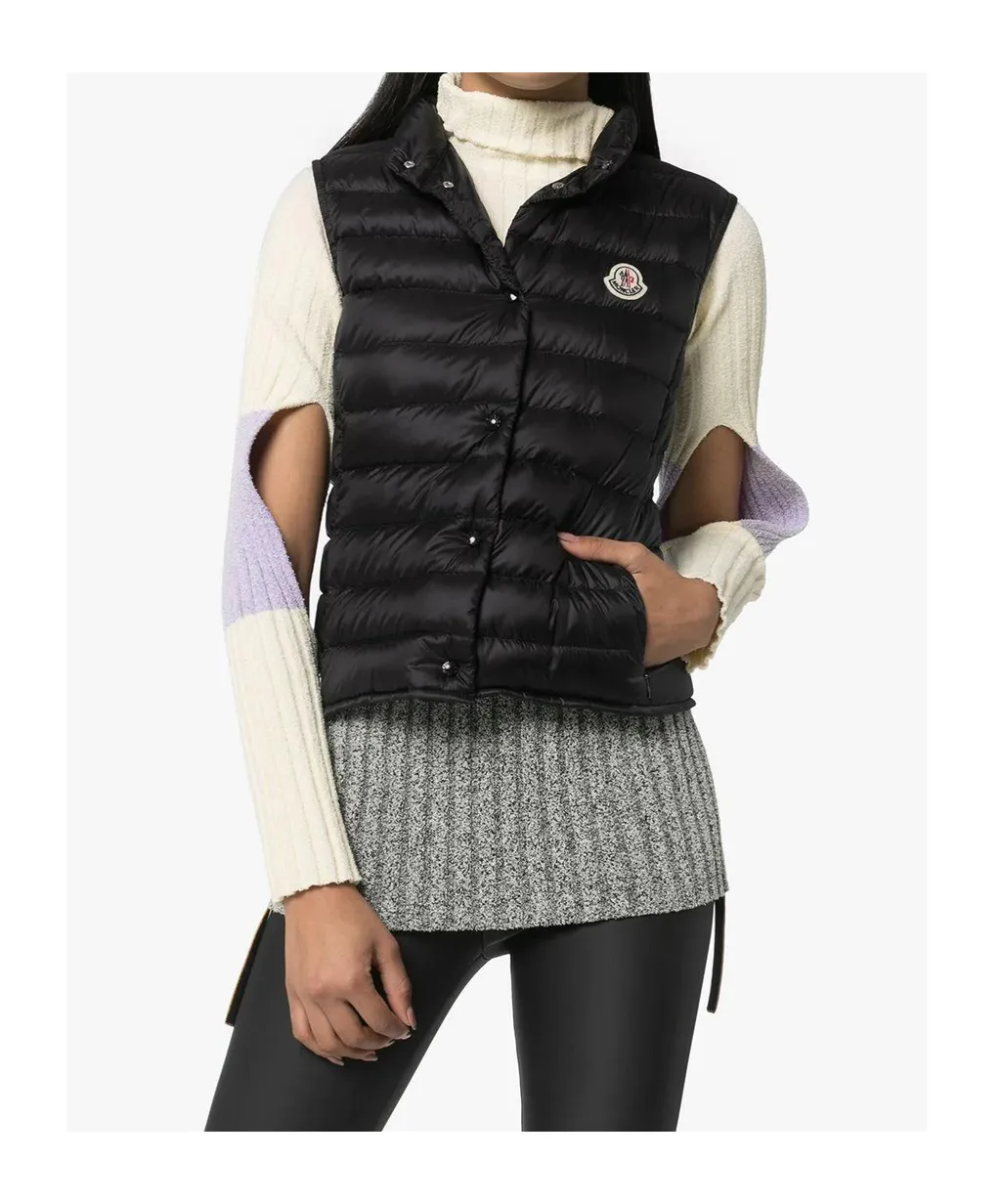 Liane Logo Patch Zip-Up Vest