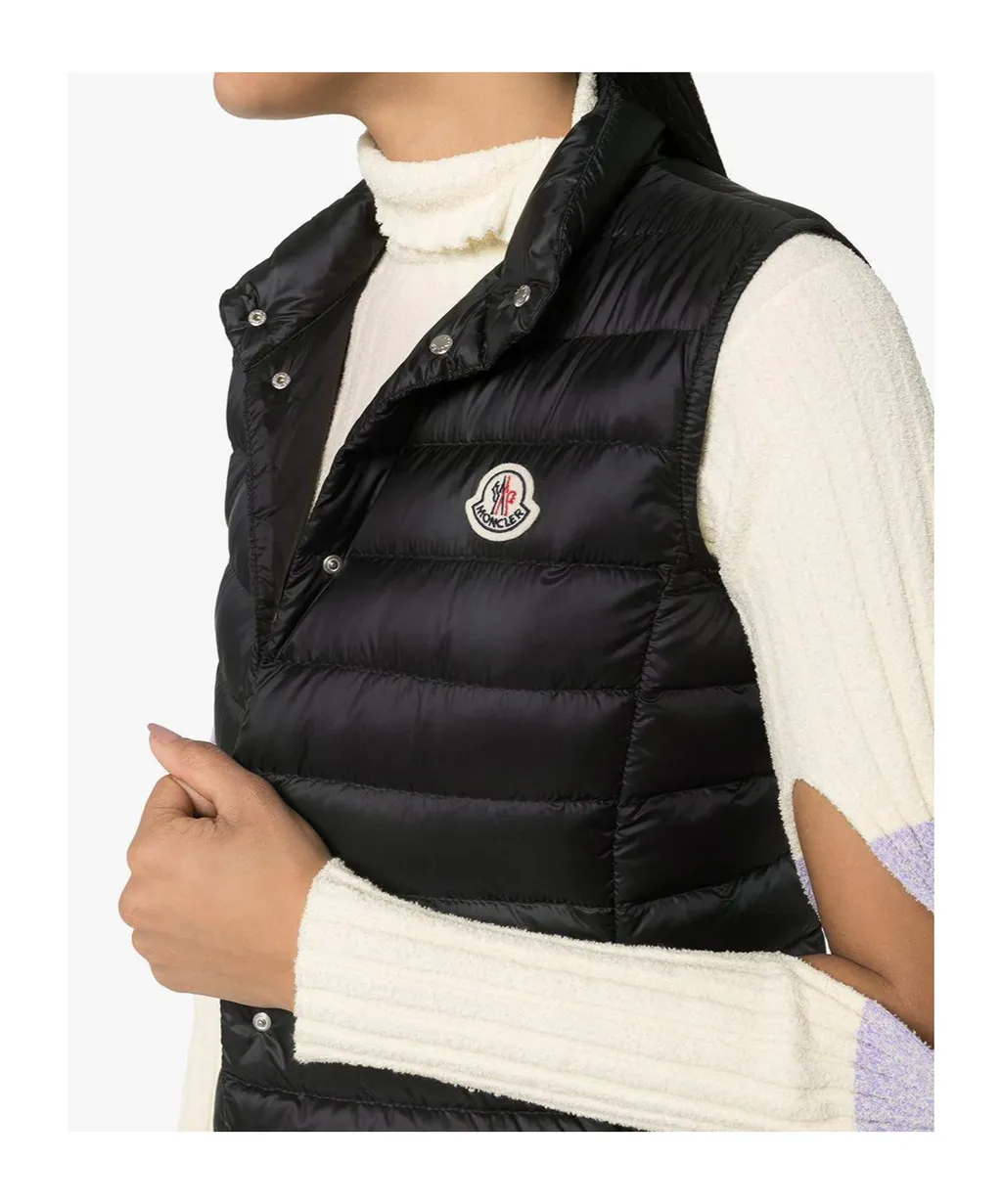 Liane Logo Patch Zip-Up Vest