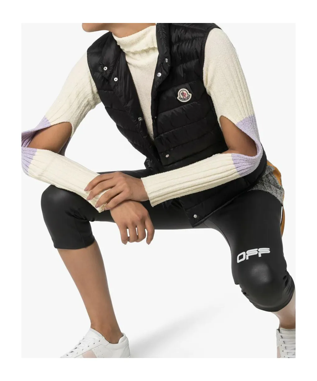 Liane Logo Patch Zip-Up Vest