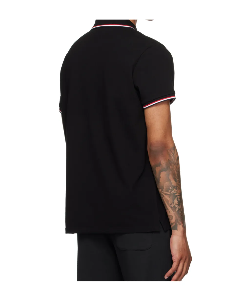 Logo Patch Short-Sleeved Polo Shirt