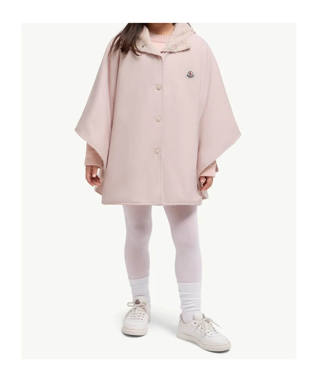Reversible Hooded Teddy Cape