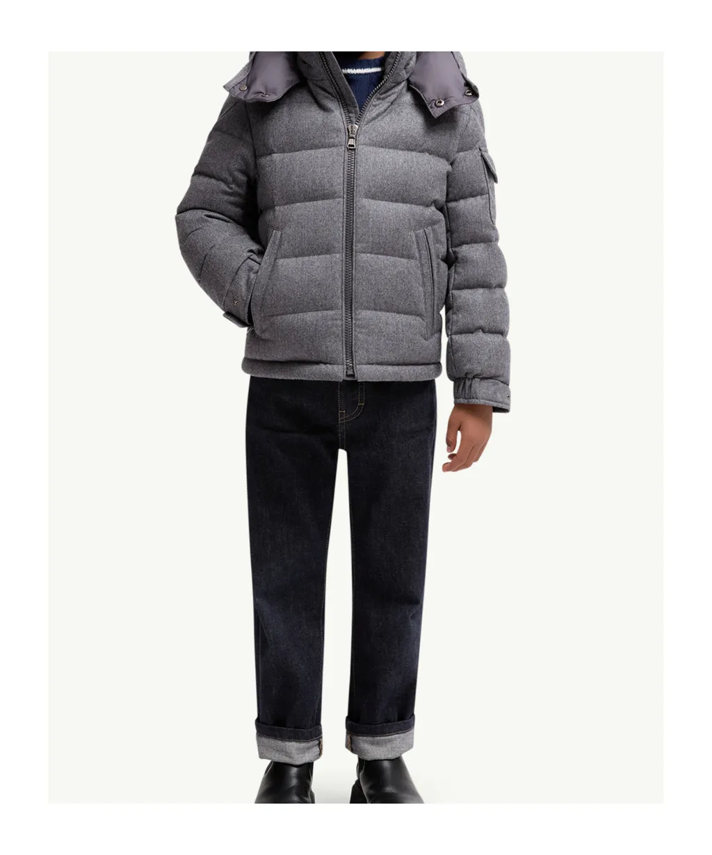 Montgenevre Hooded Wool Down Jacket