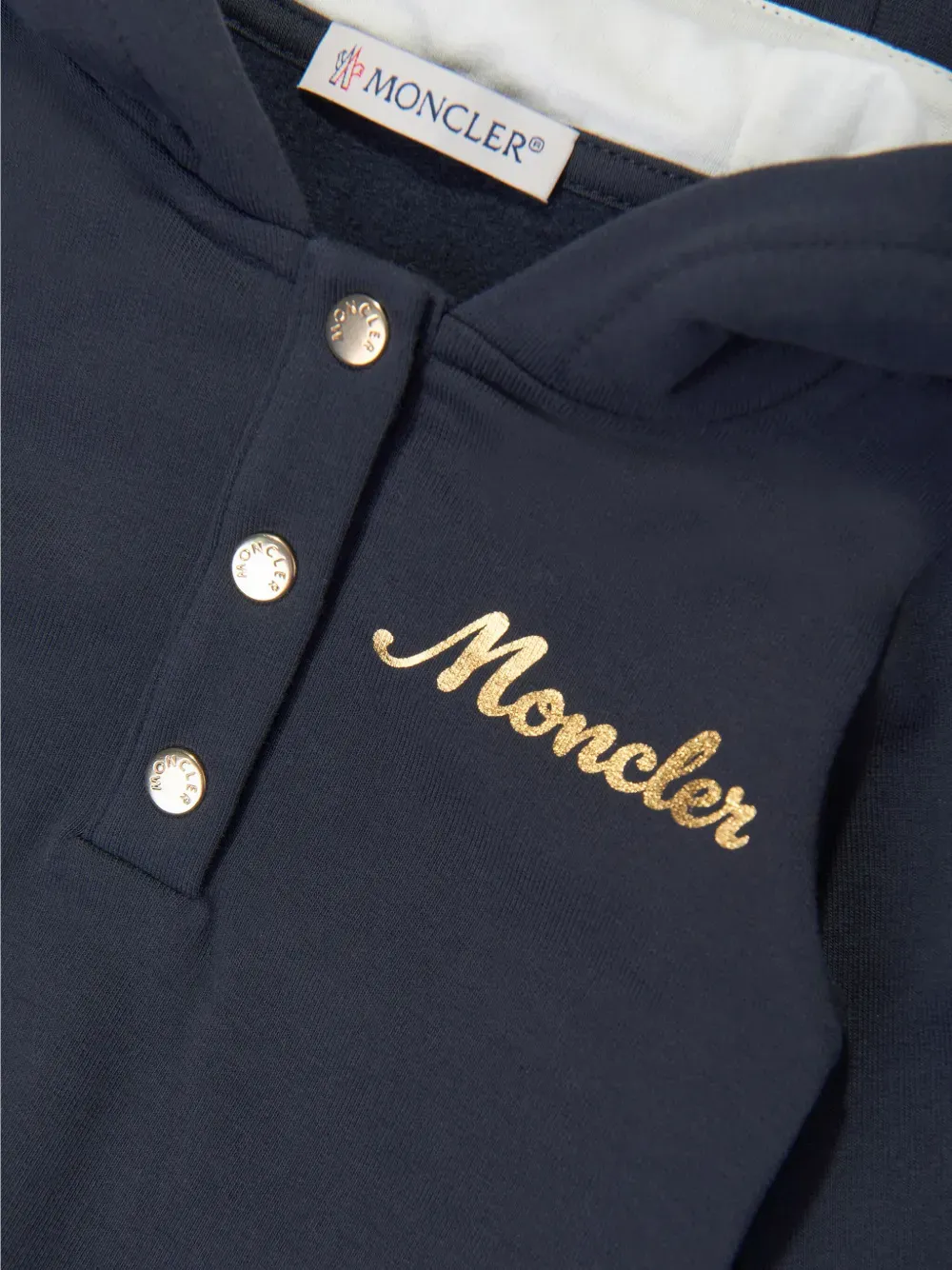 Logo-Print Hooded Dress