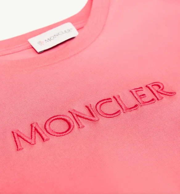 Embroidered Logo Cotton T-Shirt