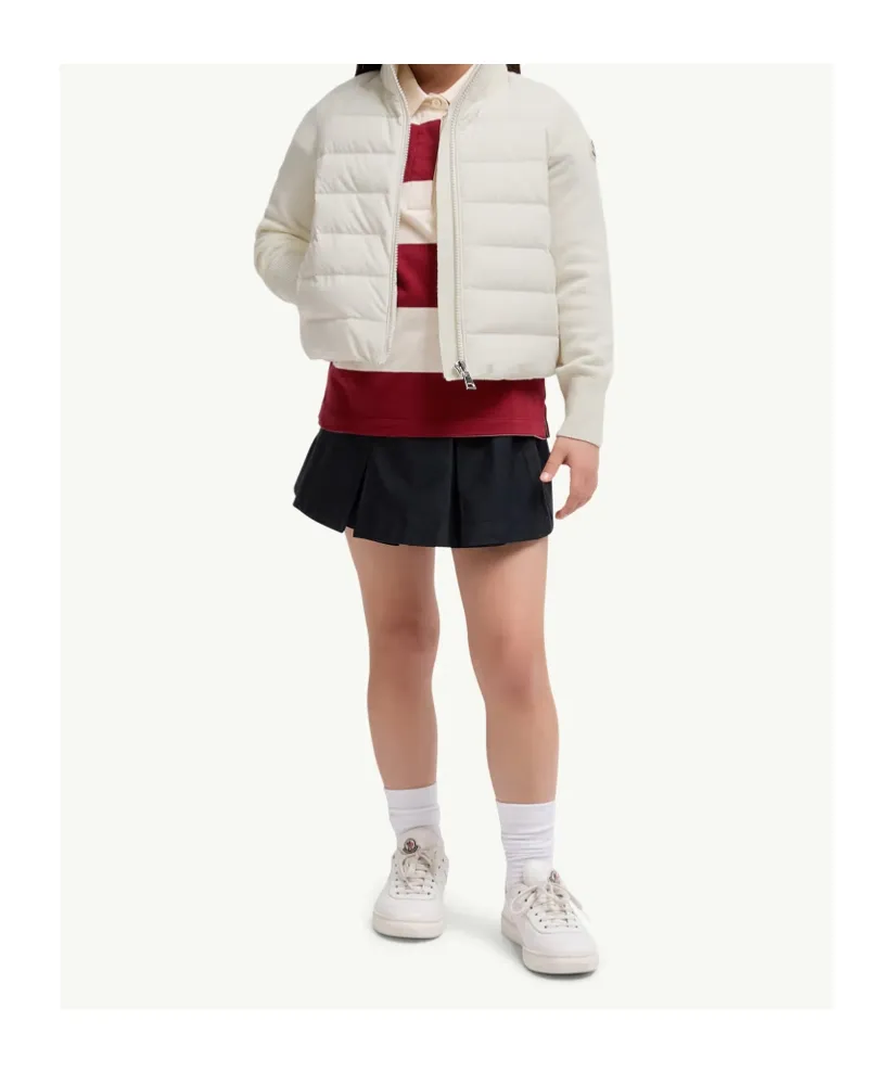 Padded Zip-Up Cardigan