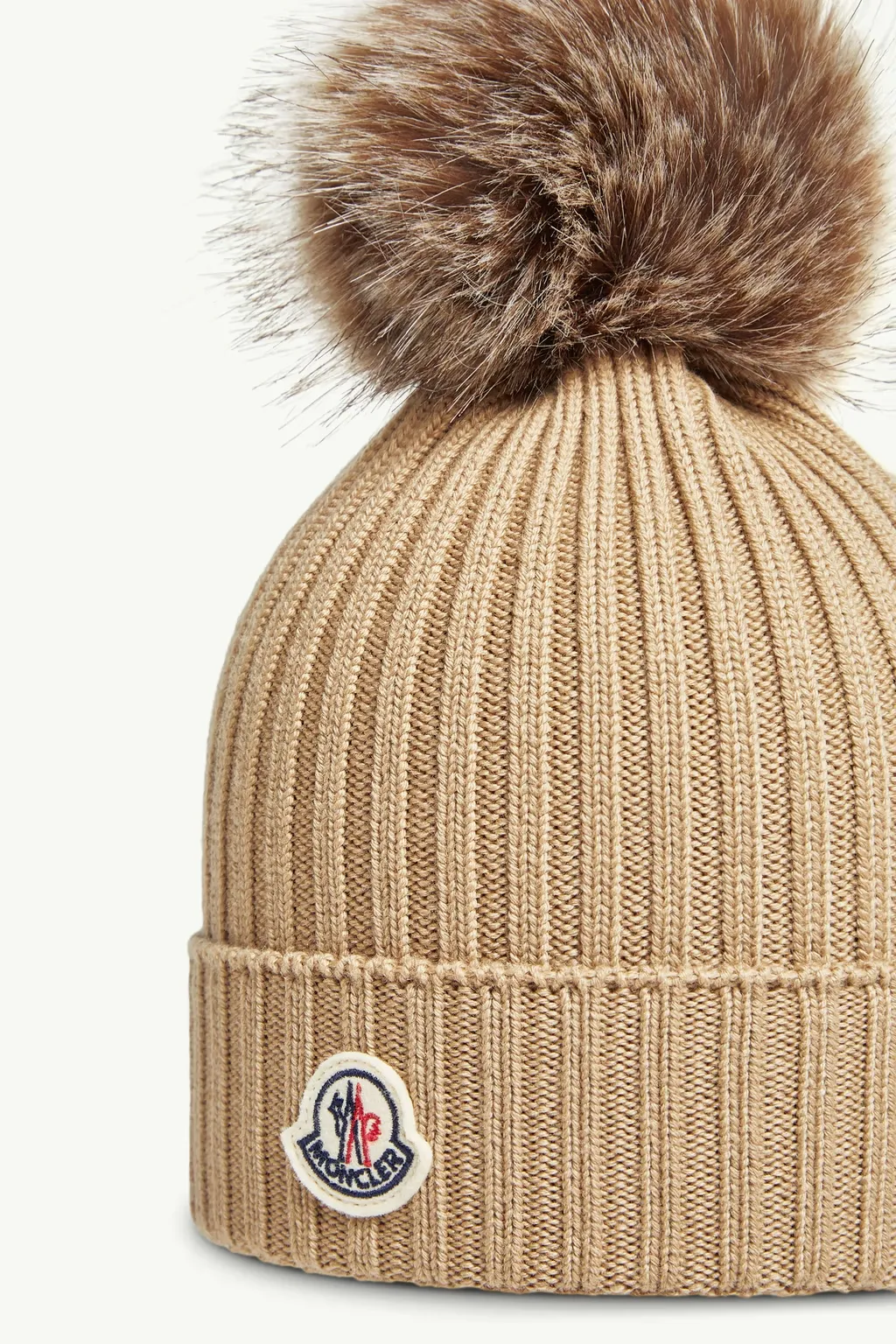 Wool Beanie With Pom Pom