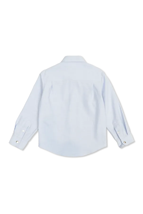 Logo Patch Buttoned Shirt