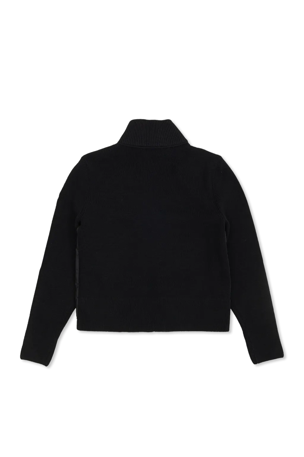 Logo Patch Quilted Front Cardigan