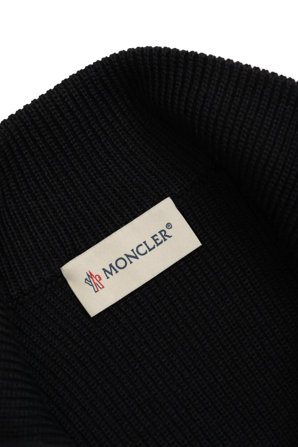 Logo Patch Quilted Front Cardigan