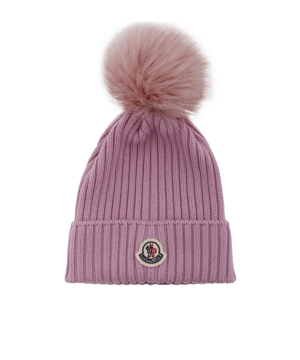 Faux Fur Pom Pom Beanie