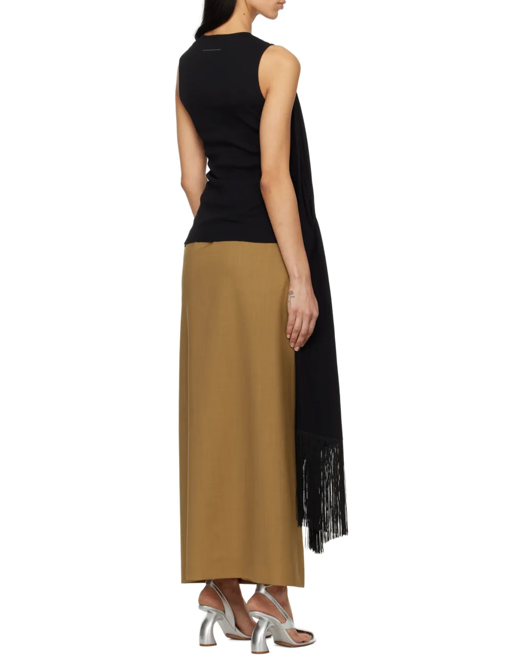 Sleeveless Draped Top