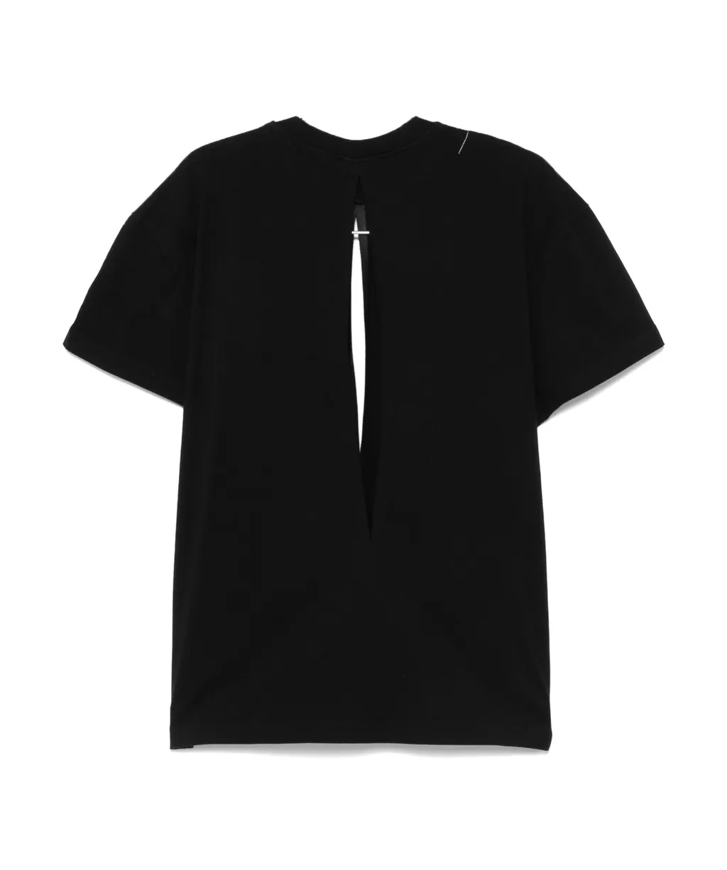 Cut-Out Crewneck T-Shirt