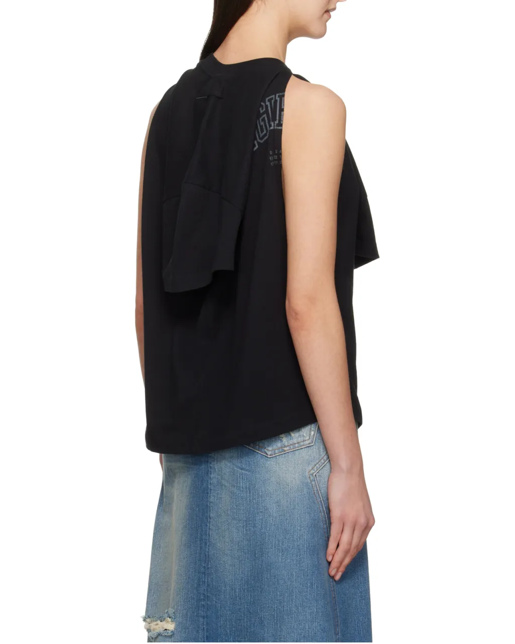 Cut-Out Crewneck T-Shirt