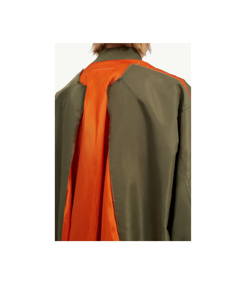 Drawstring Hem Zip-Up Jacket