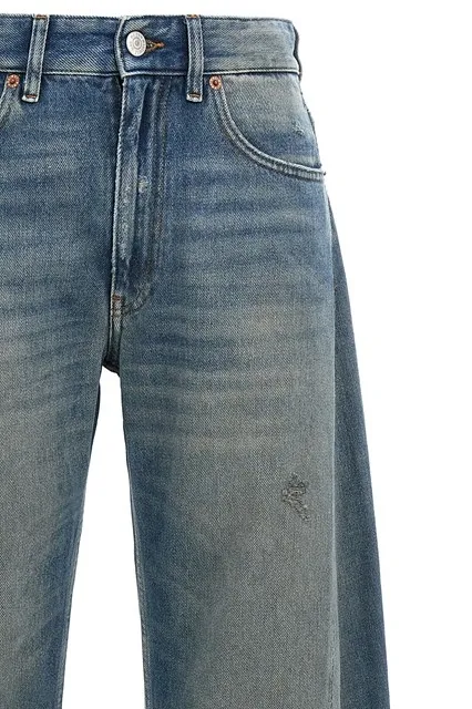 Distressed Denim Jeans