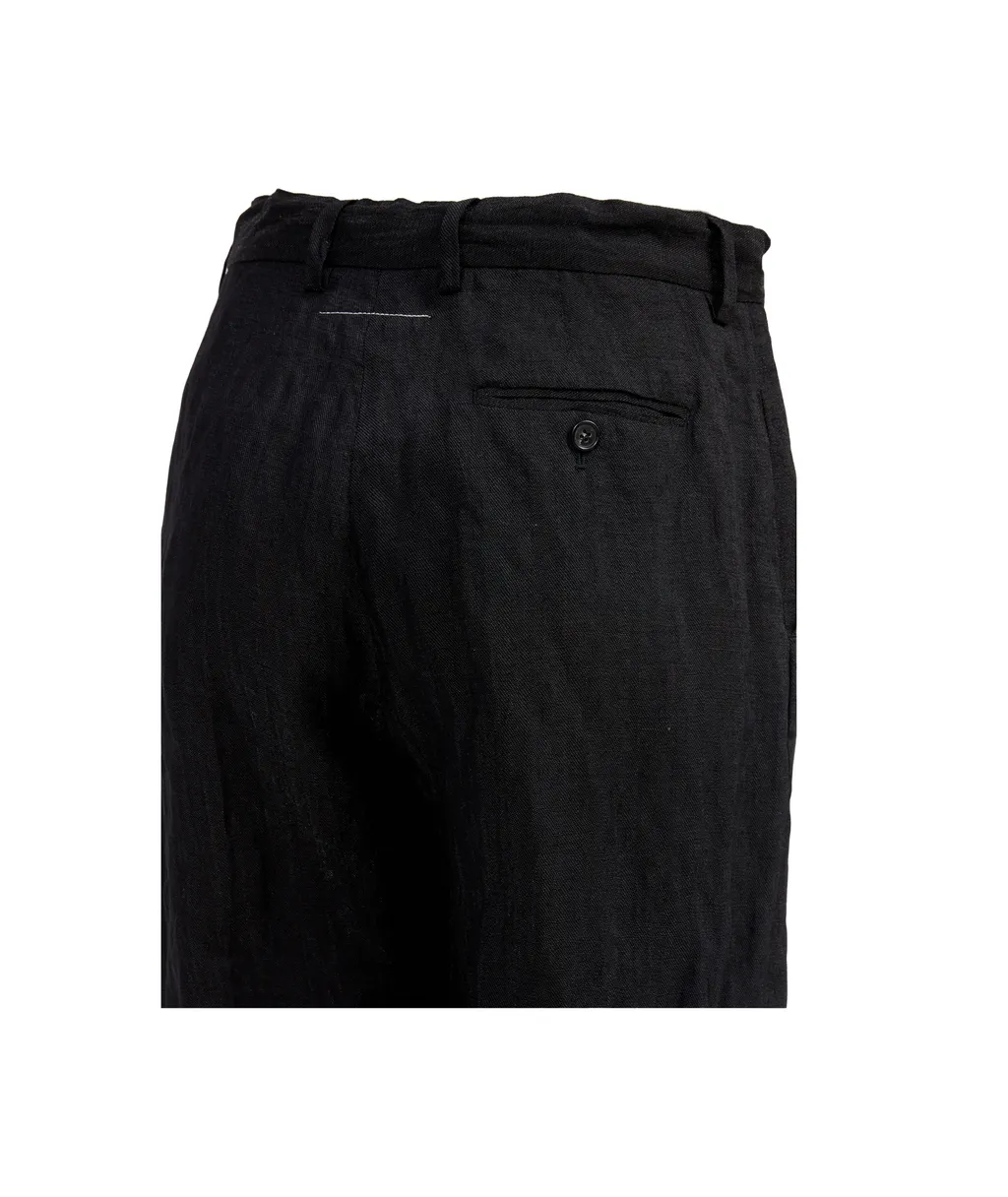 Single-Stitch Logo Flared Trousers