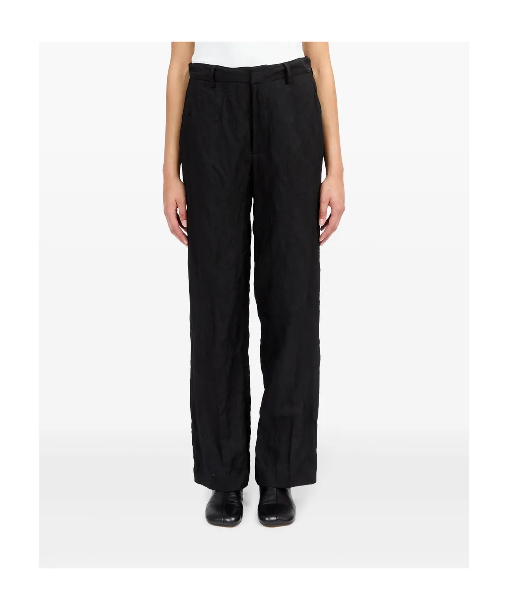 Single-Stitch Logo Flared Trousers