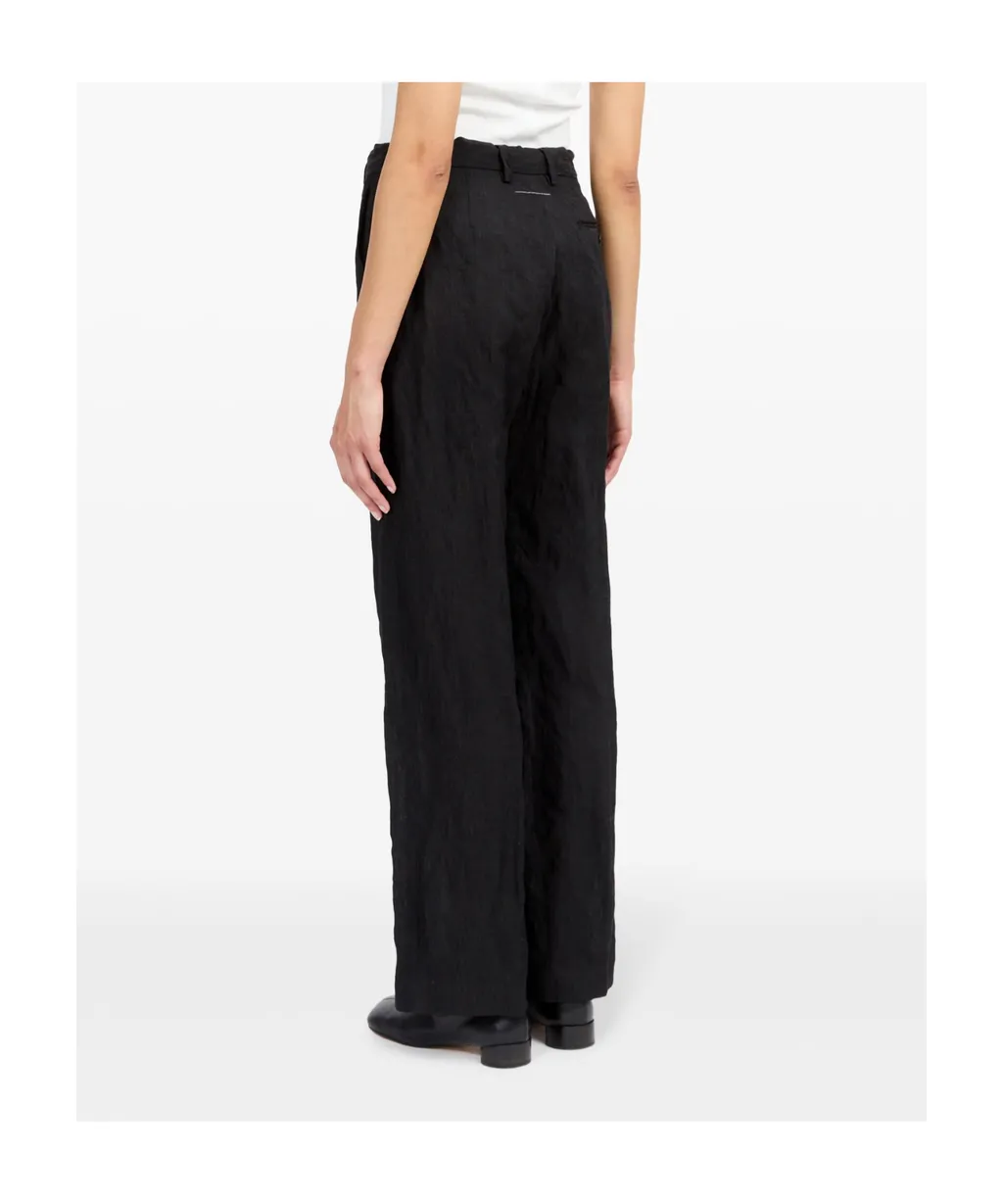 Single-Stitch Logo Flared Trousers