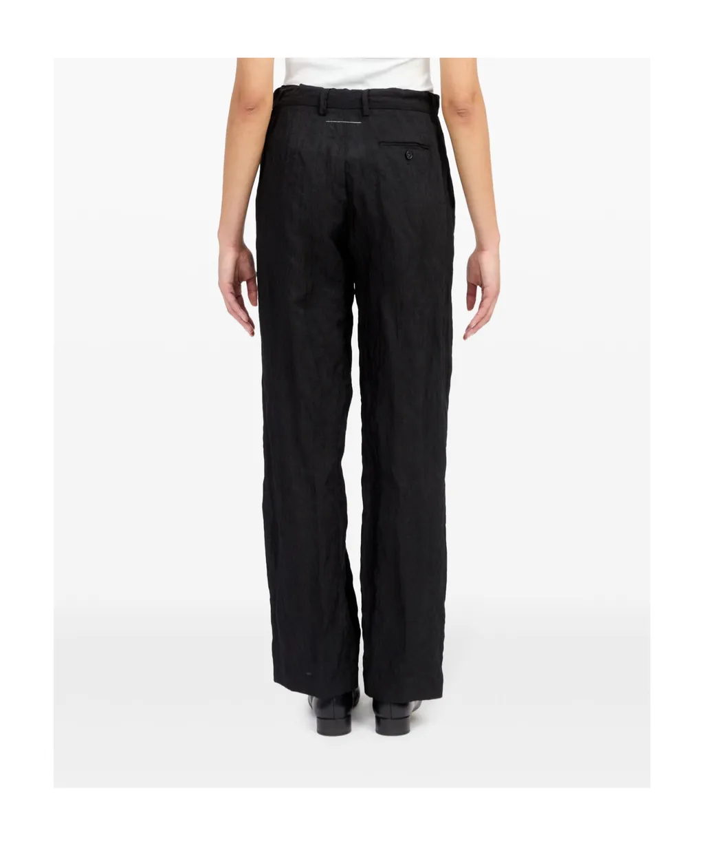 Single-Stitch Logo Flared Trousers