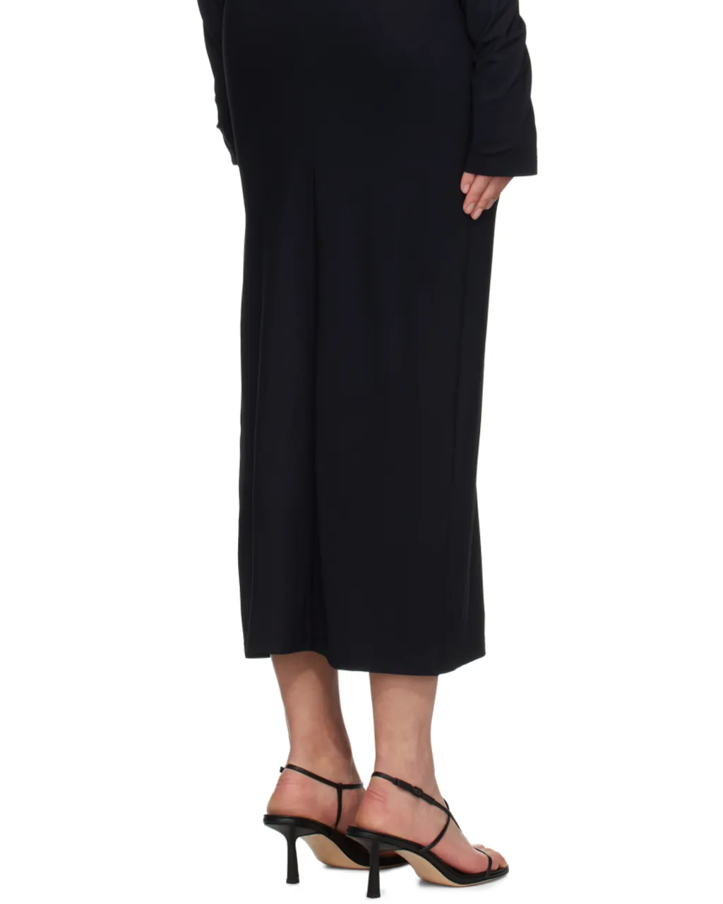 V-Neck Long-Sleeved Dress