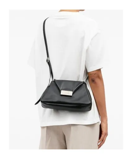 Logo Plaque Crossbody Bag