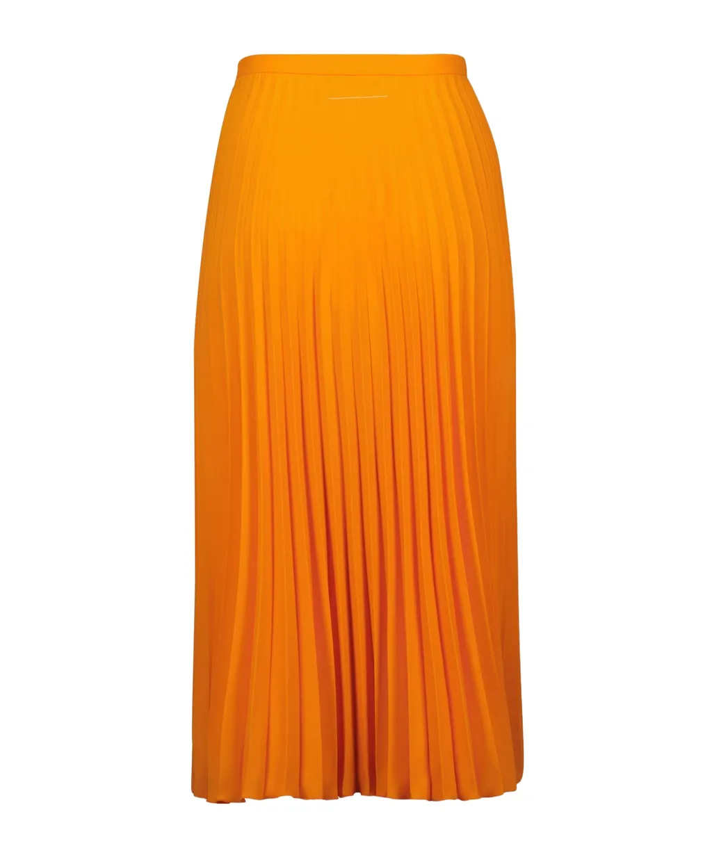 High Waist Pleated Skirt