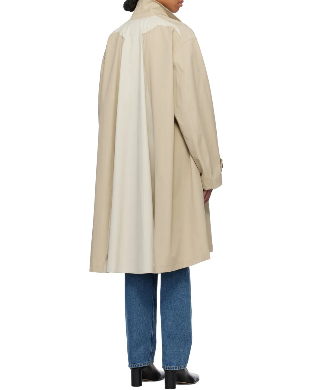 Curved Hem Coat