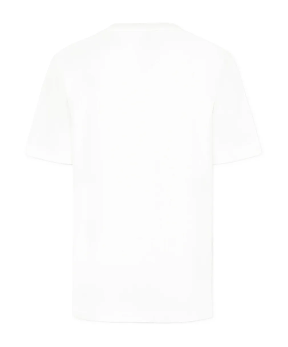 Numbers-Printed Crewneck T-Shirt