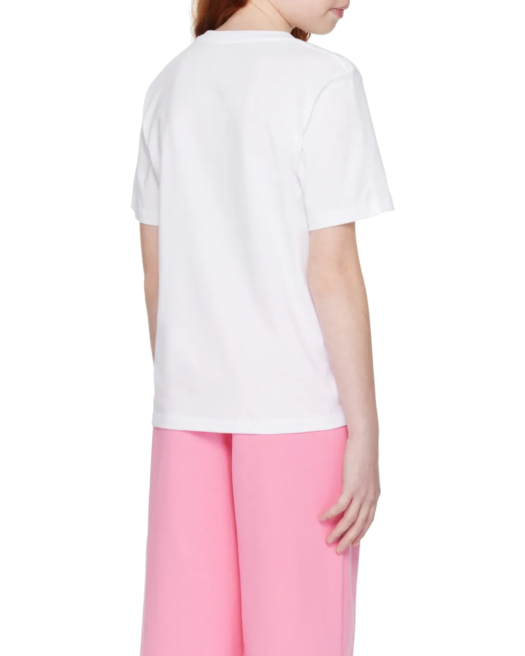 Numbers-Printed Crewneck T-Shirt