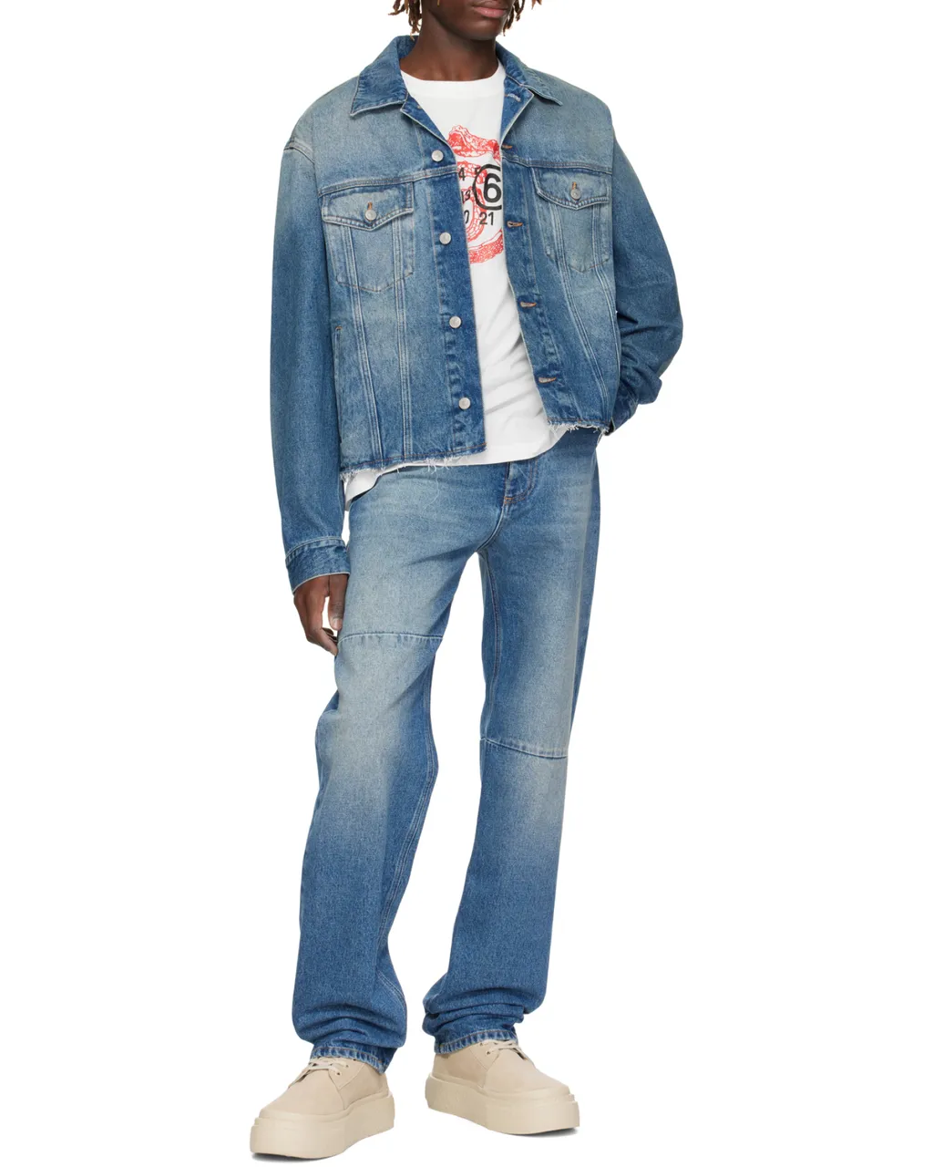 Distressed Denim Jacket