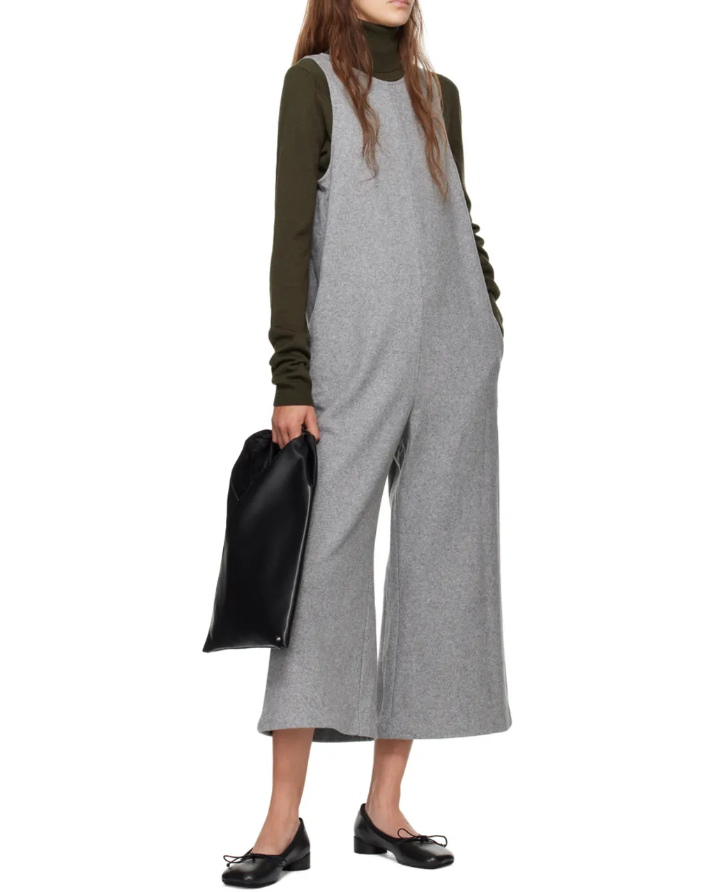Round Neck Spliced Jumpsuit