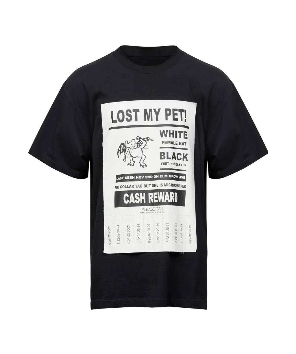 Lost My Pet Printed Crewneck T-Shirt