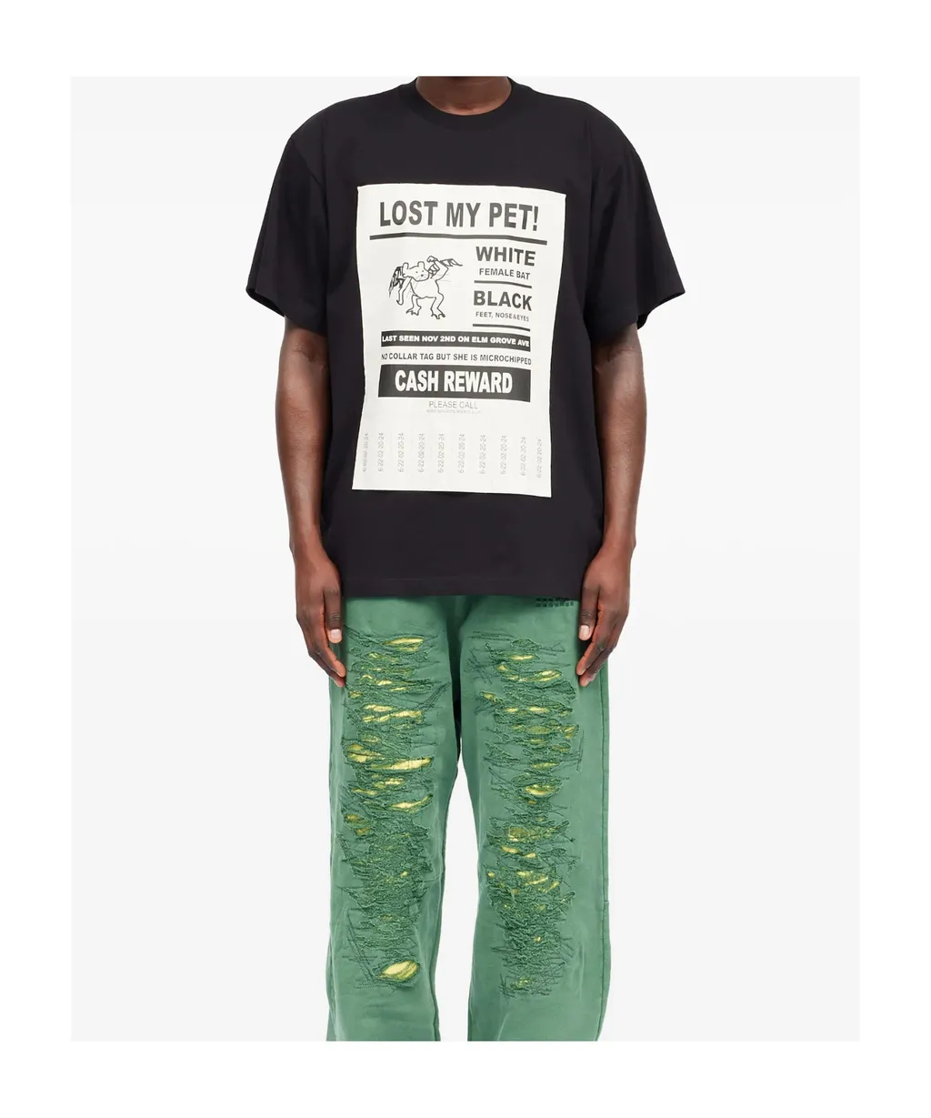 Lost My Pet Printed Crewneck T-Shirt