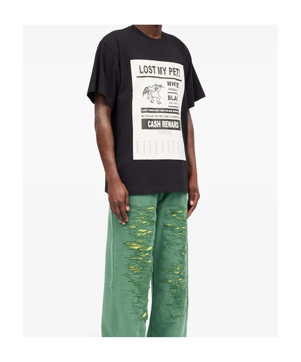 Lost My Pet Printed Crewneck T-Shirt