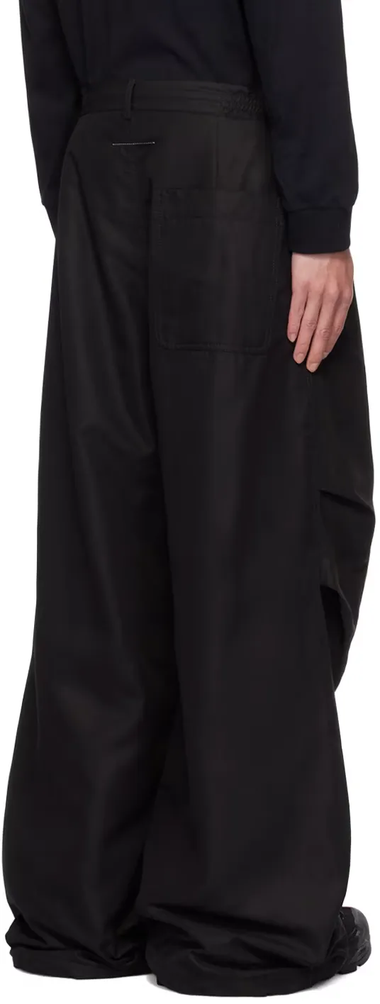 Wide-Leg Padded Pants
