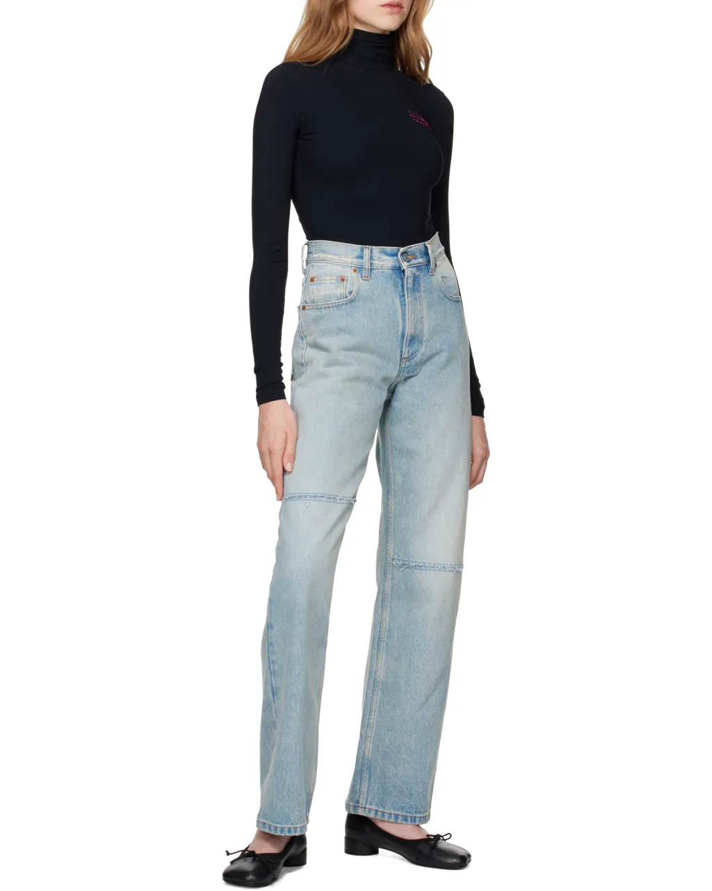 Distressed Denim Jeans